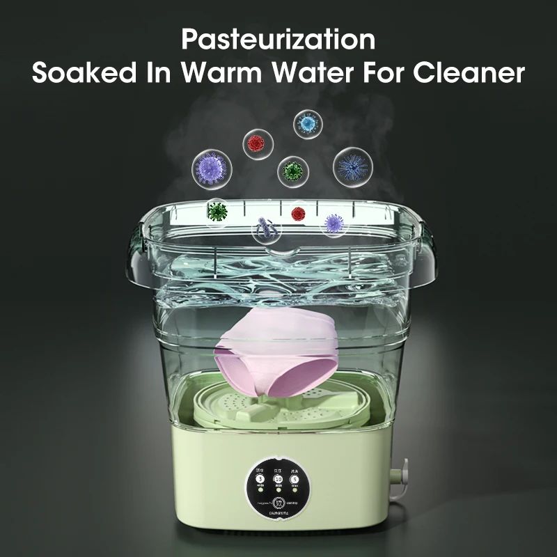 Klyra TumbleClean™ - Mini washing machine with spin dry