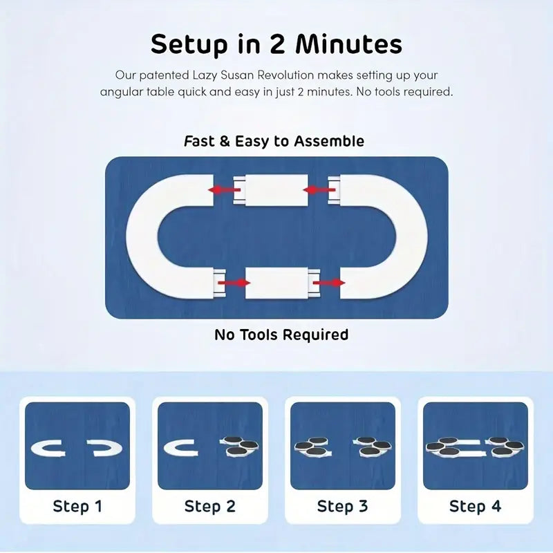 Klyra SpinServe™ - Modular Rotating Dining Tray